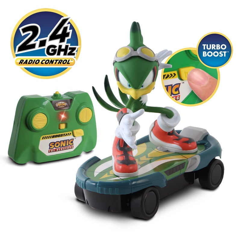 NKOK Sonic Free Rider R/C Skateboard - Jet, The Hawk; Full Function 2.4 GHz Radio Control with Turbo Boost; Cool Tricks and Stunts; Ages 6+ - Image 2
